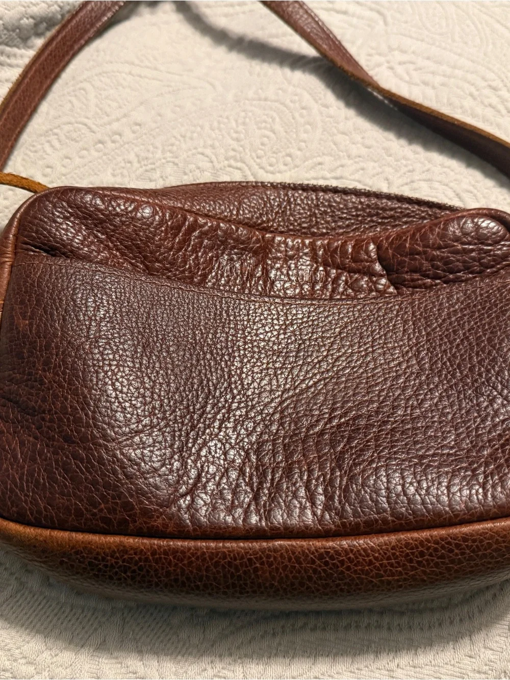 Portland Leather Goods Camera Purse Large Nutmeg